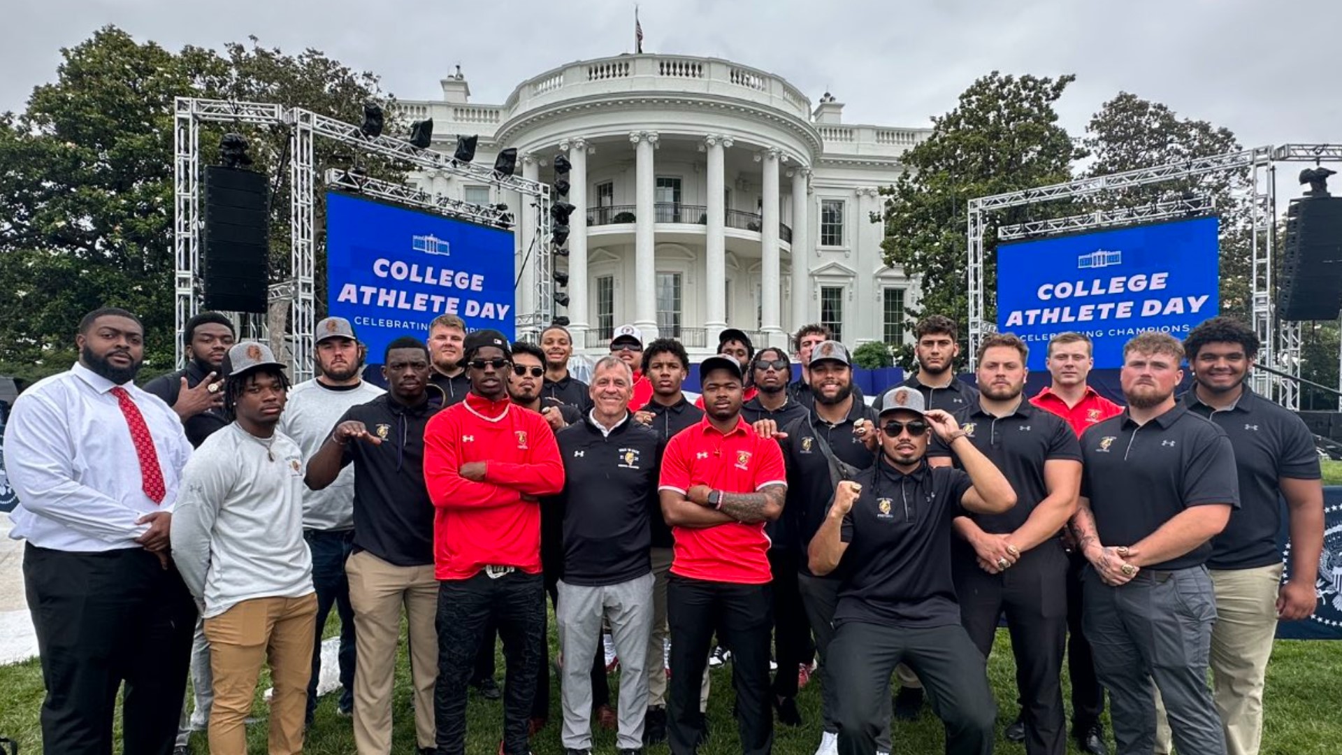 The Bulldogs are joining several other teams and athletes from the NCAA for College Athlete Day at the White House.