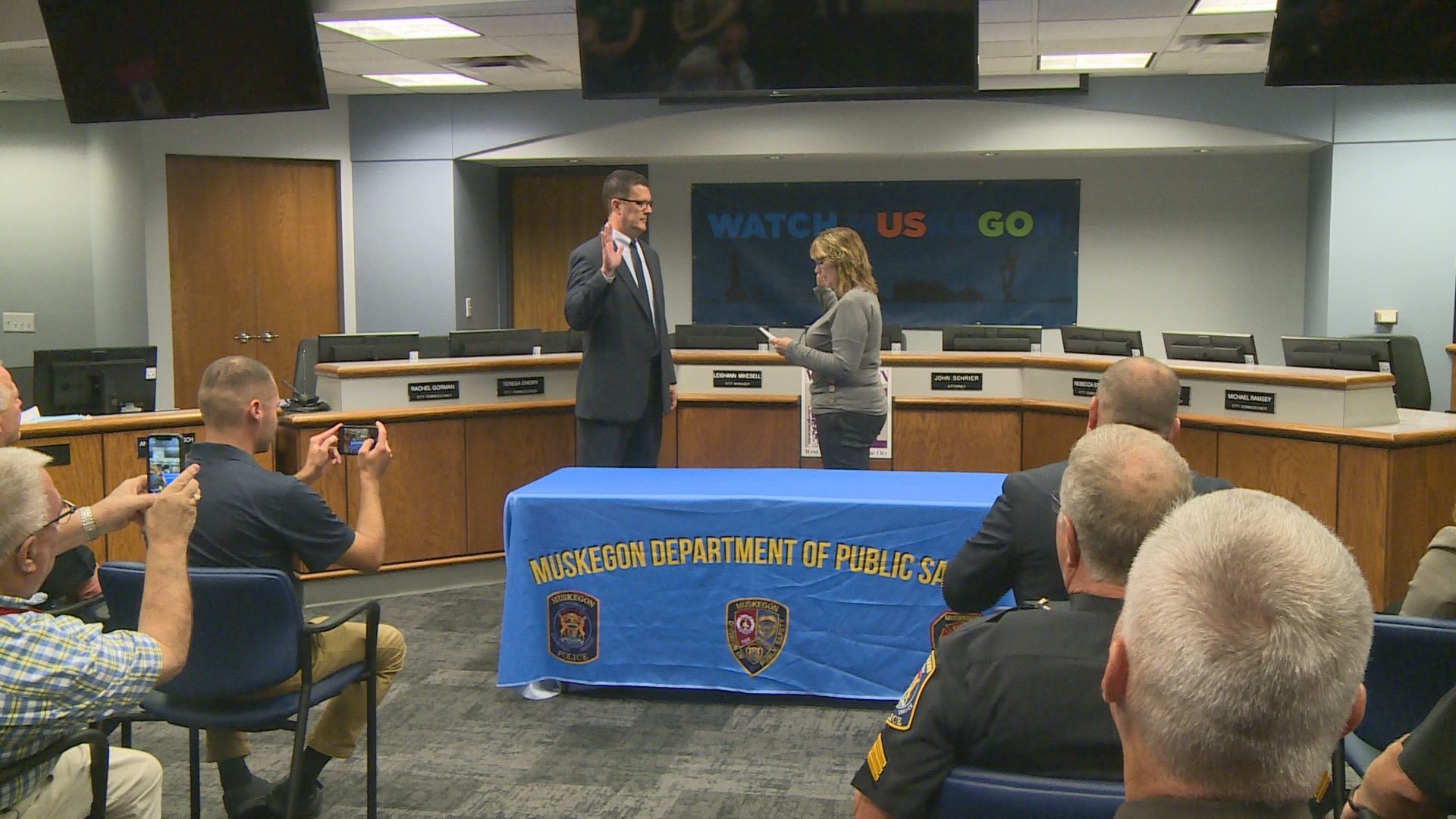 There’s a new top cop in the City of Muskegon.