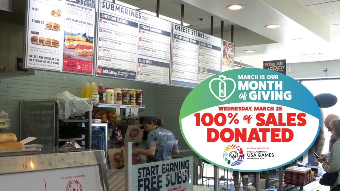 Jersey Mike’s 'Day of Giving' to benefit Special Olympics USA Games with 100% of all proceeds
