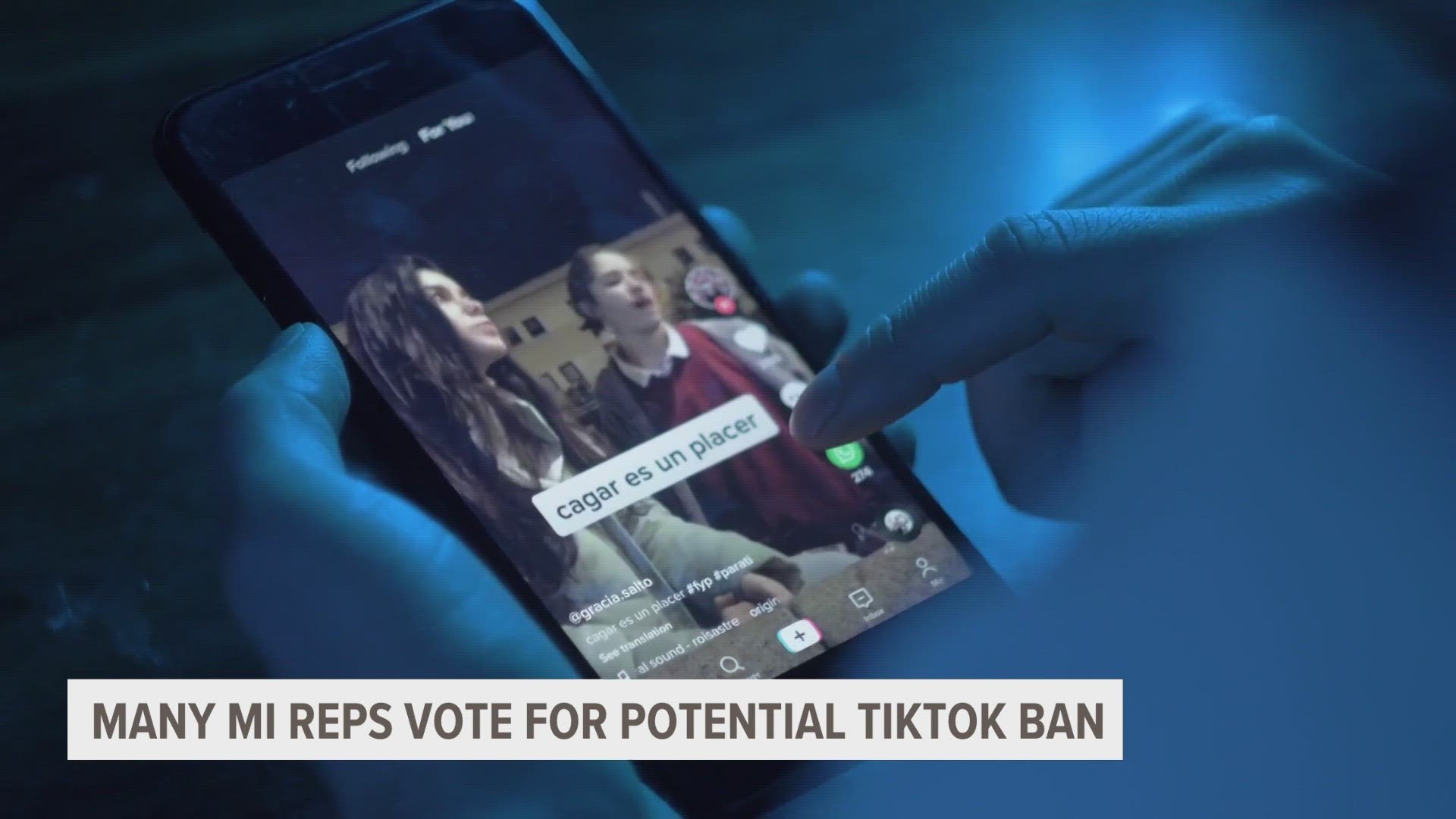 The bill would give TikTok 180 days to separate from its China-based parent company or be banned from U.S. app stores and internet hosting services.