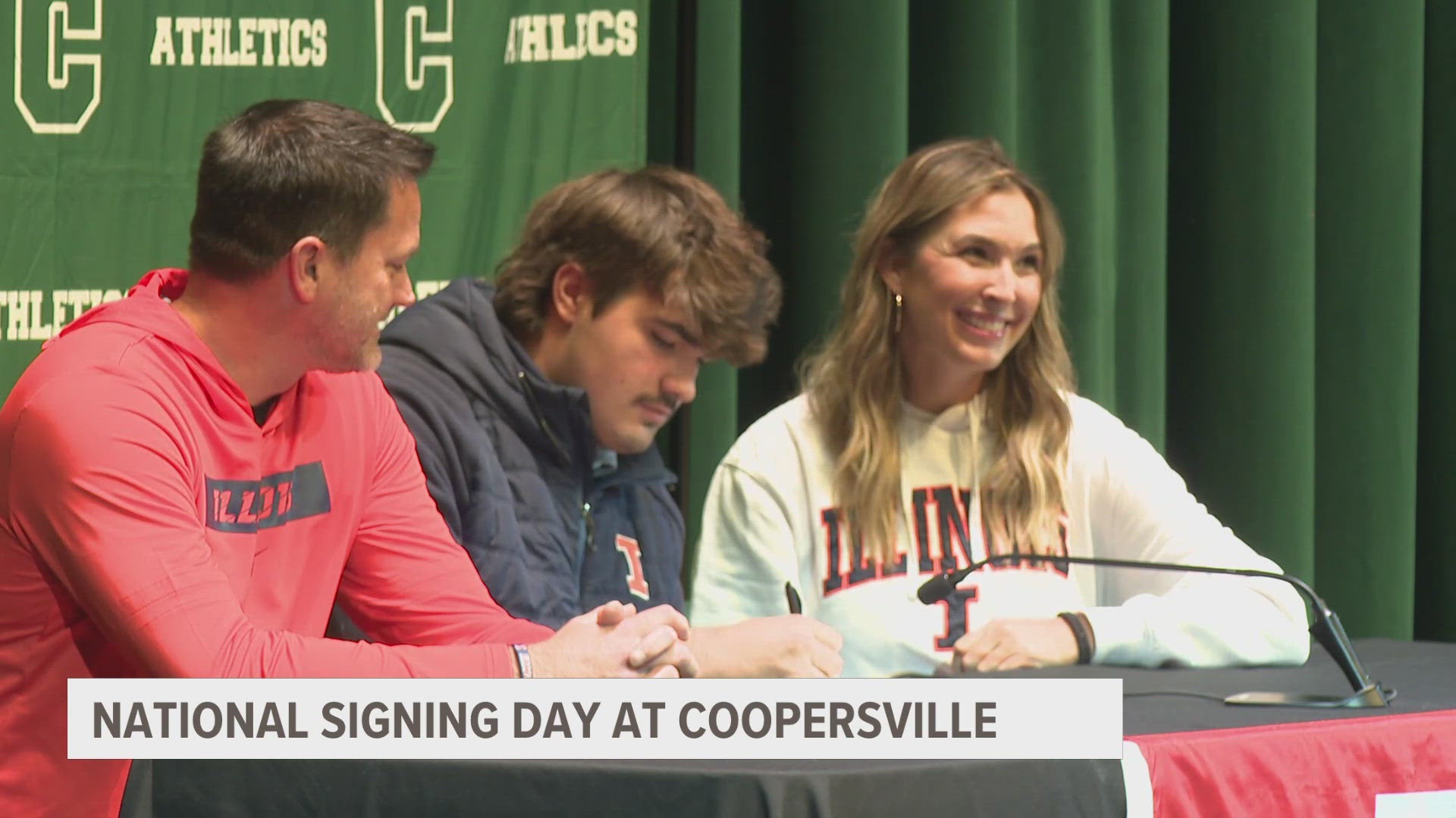 Seven Coopersville athletes signed on to the next level.