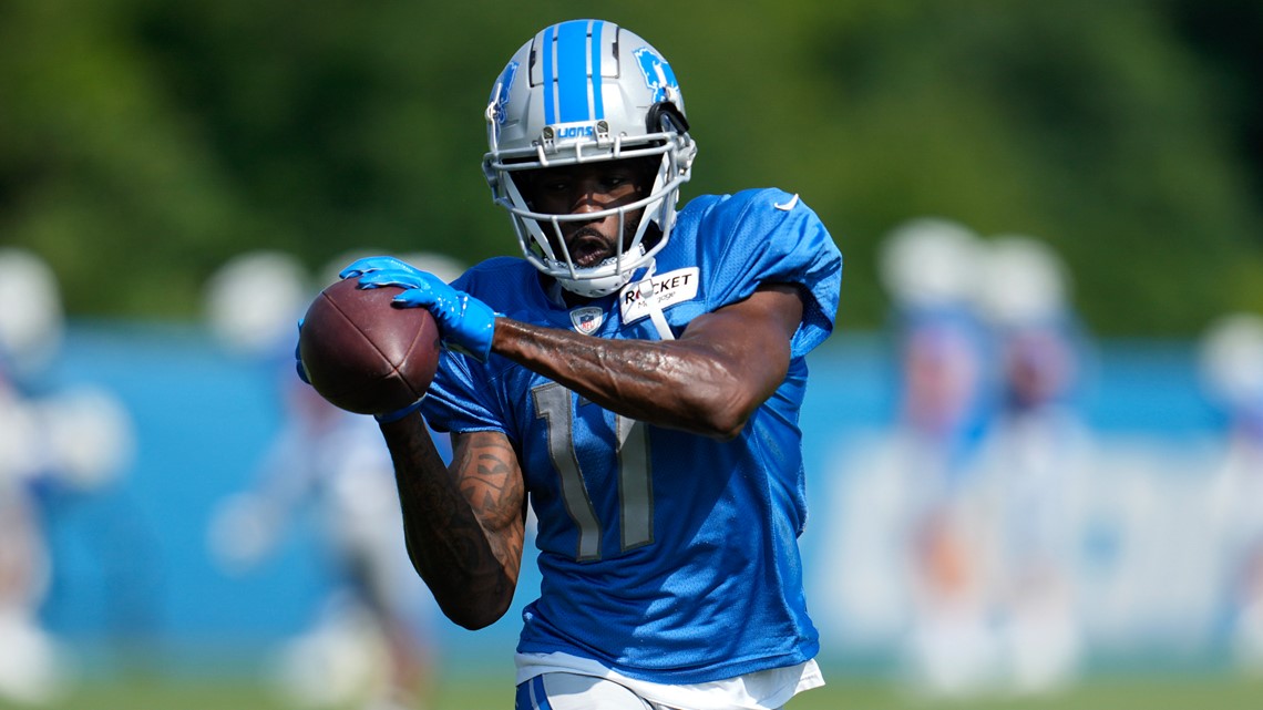 Lions waive wide receiver suspended for violating NFL's gambling policy