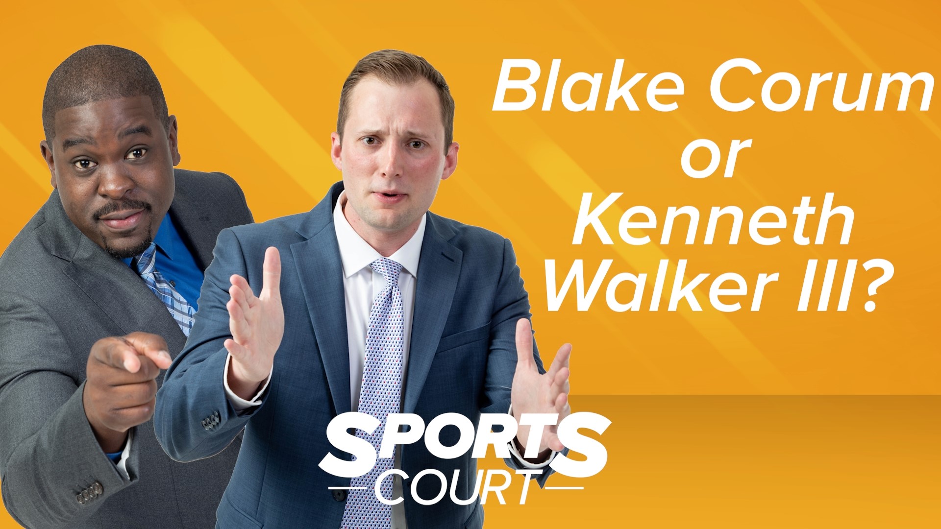 Sports Court Through seven games who had a better season Blake Corum or Kenneth Walker III