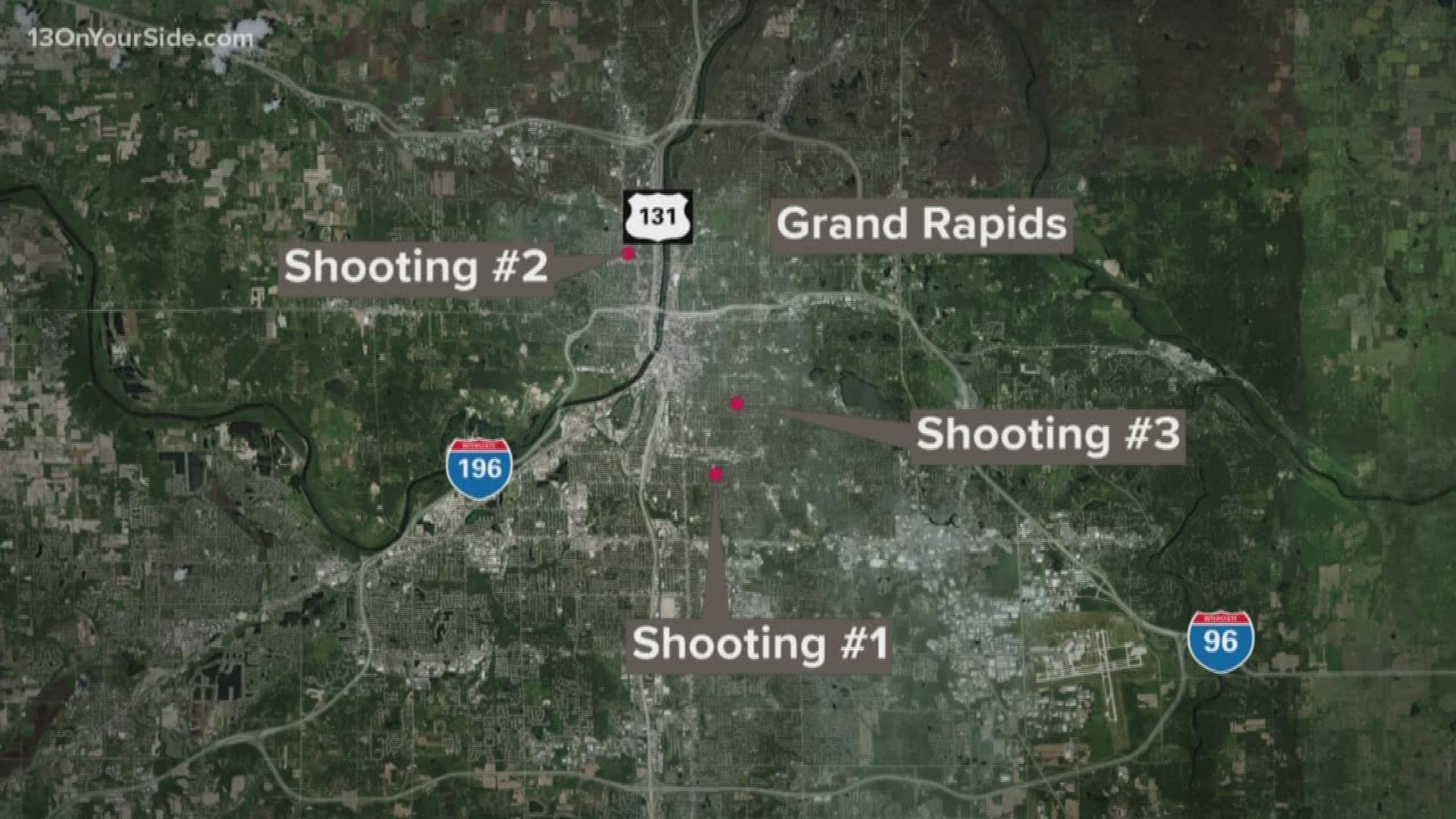 Grand Rapids police are investigating three overnight shootings that happened within four hours of each other and left three different men injured.