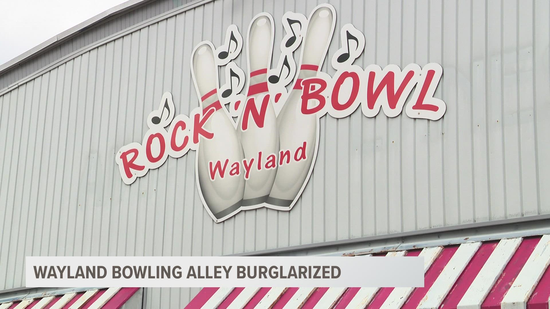 The community is rallying behind Rock 'N' Bowl after the bowling alley was broken into Tuesday night.