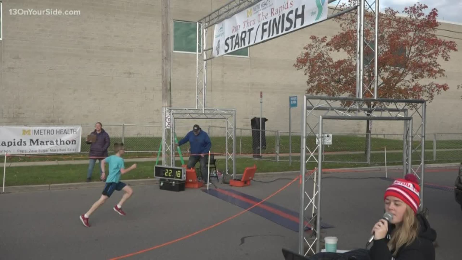 Metro Health is sponsoring a number of runs this weekend, including the Grand Rapids Marathon on Sunday.