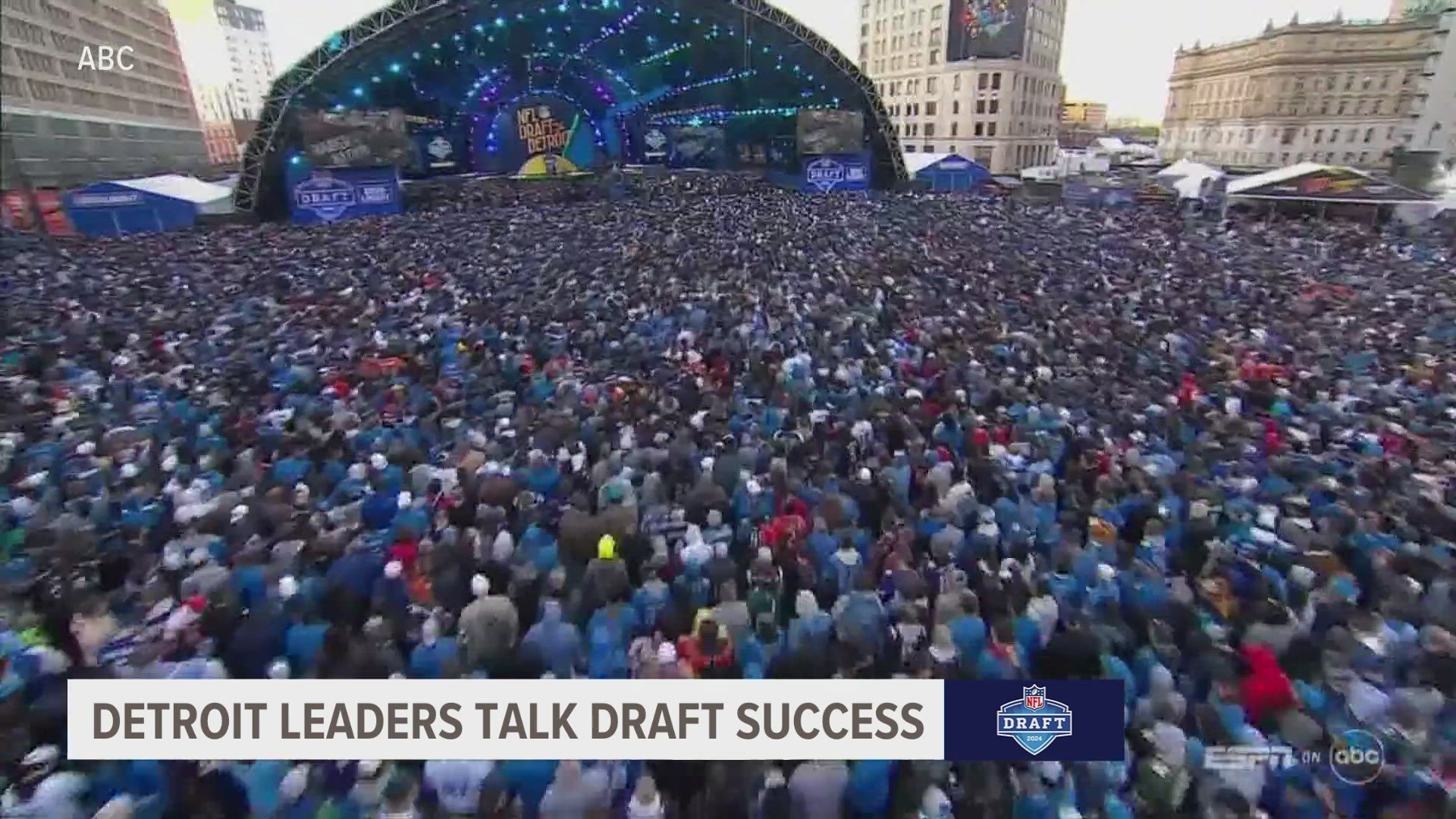 The Draft in Detroit had a record attendance of more than 275,000 unique visitors in downtown Detroit over three days.