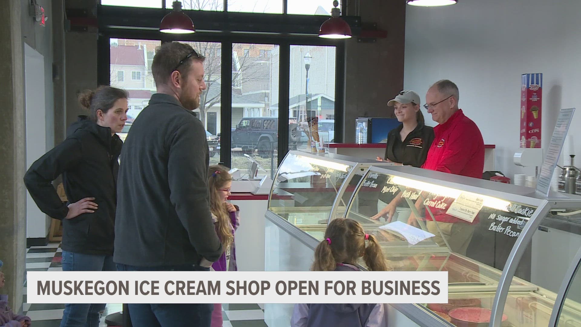 Spring might still be a couple months away but that didn't stop Hometown Creamery from springing to action and opening their doors when the sun came out.