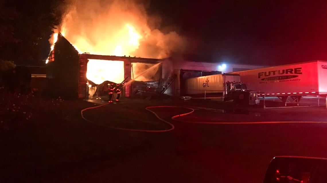 Walker Fire Department contains early morning structure fire in Plainfield Twp. - Vimarsana News