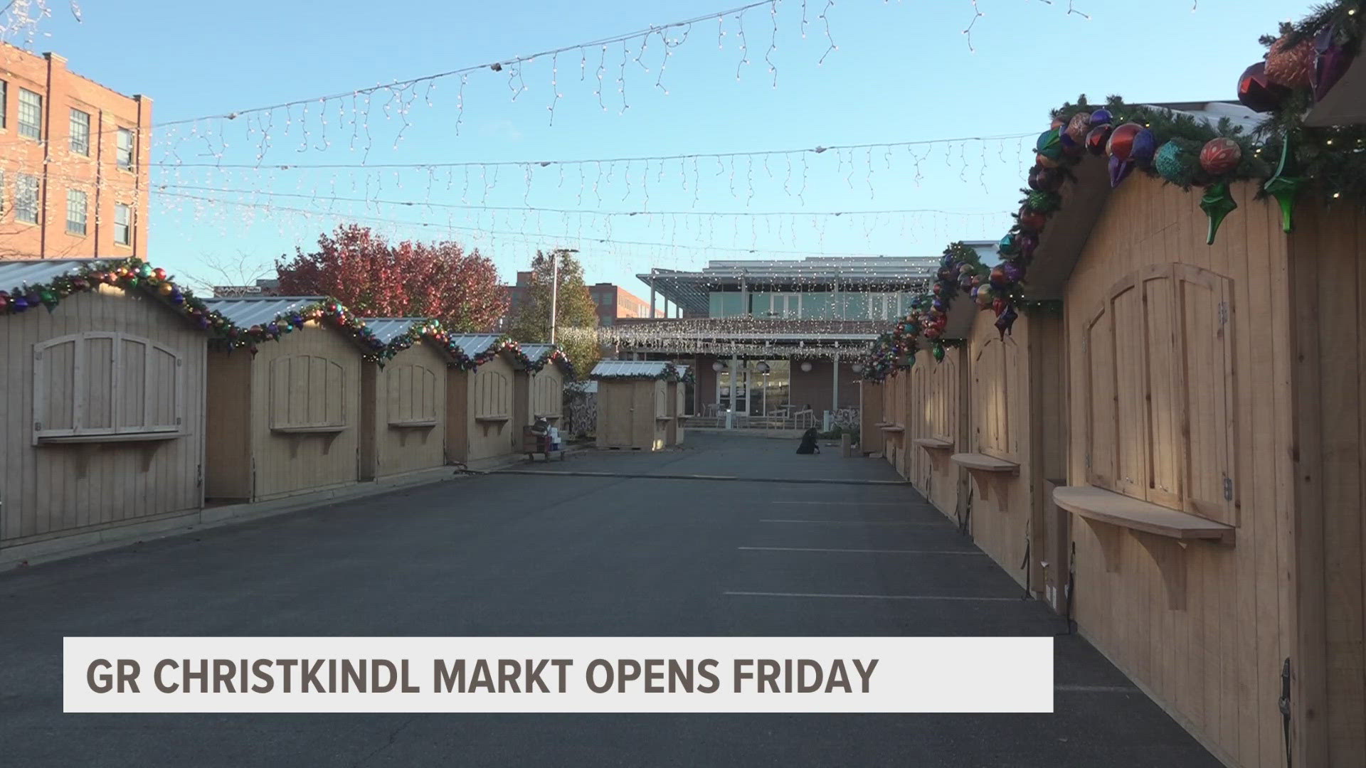 There will be over 60 booths selling everything from food to handmade gifts. Organizers say 250,000 visitors came to the Christkindl Markt last year.