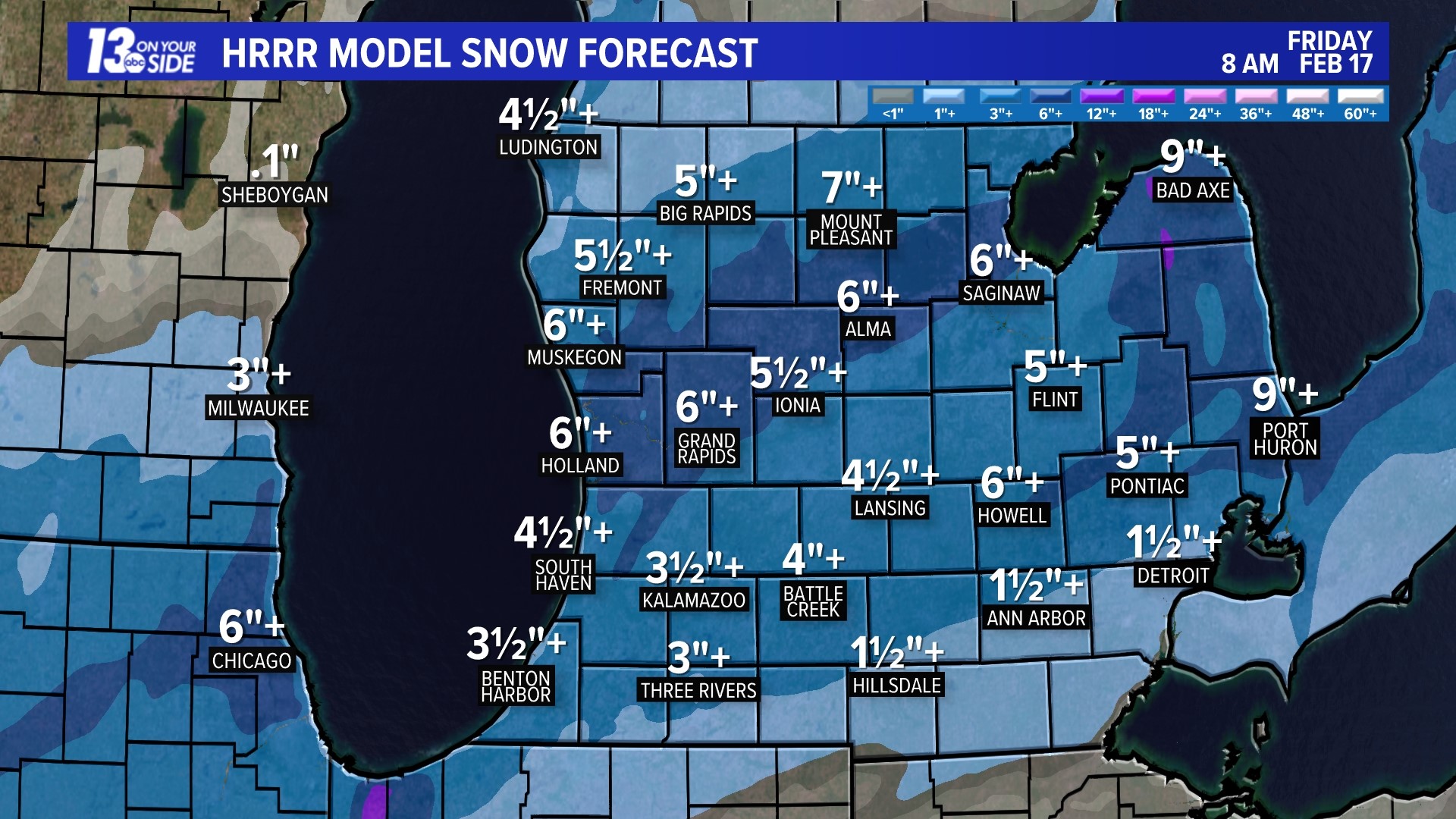 Tracking our next winter storm West Michigan weather forecast