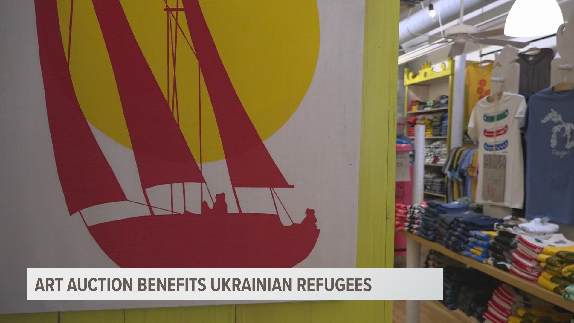 Grand Haven business holds auction for Ukraine relief