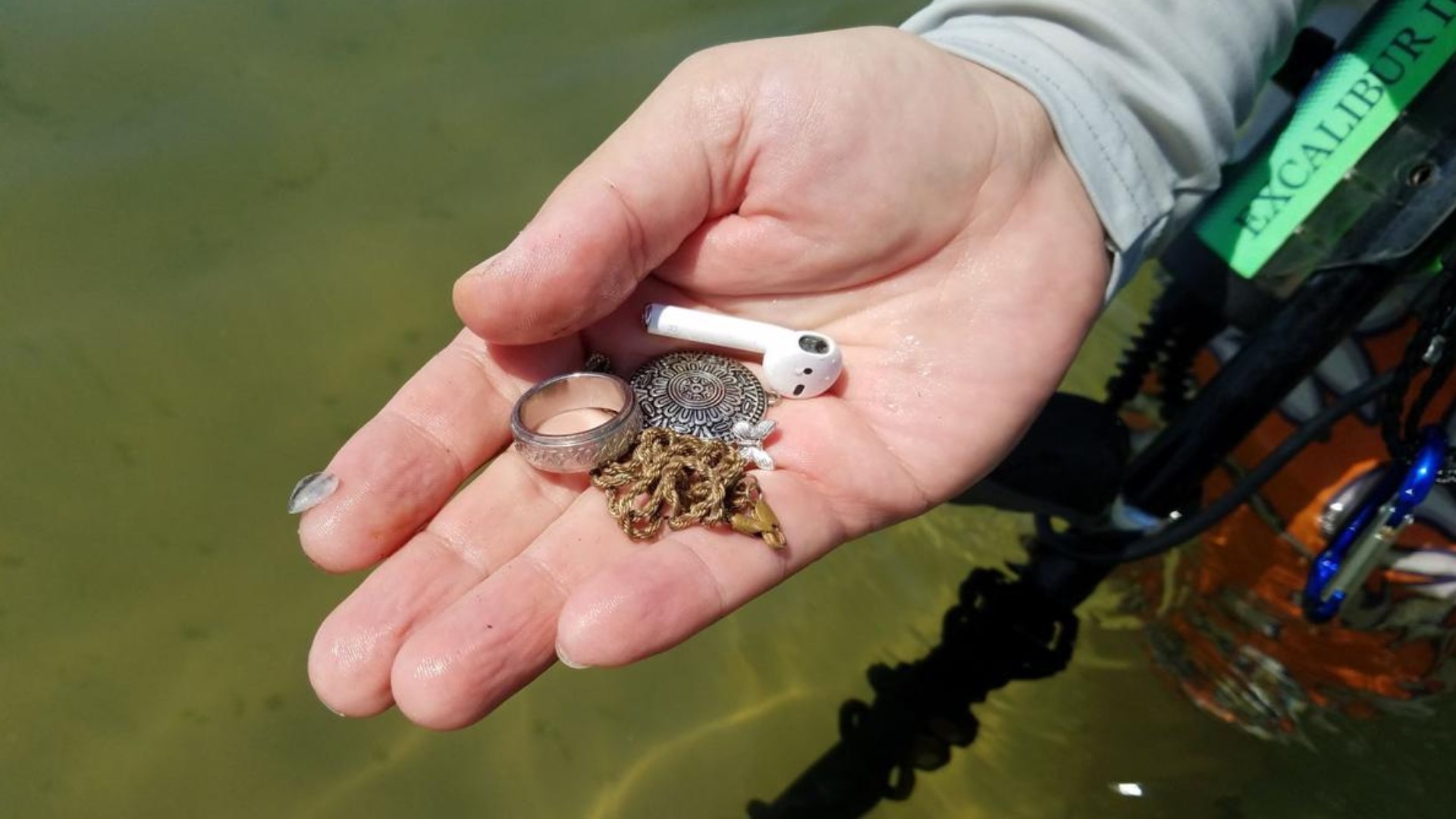 What lies beneath: Man finds lost treasures at Grand Haven State Park