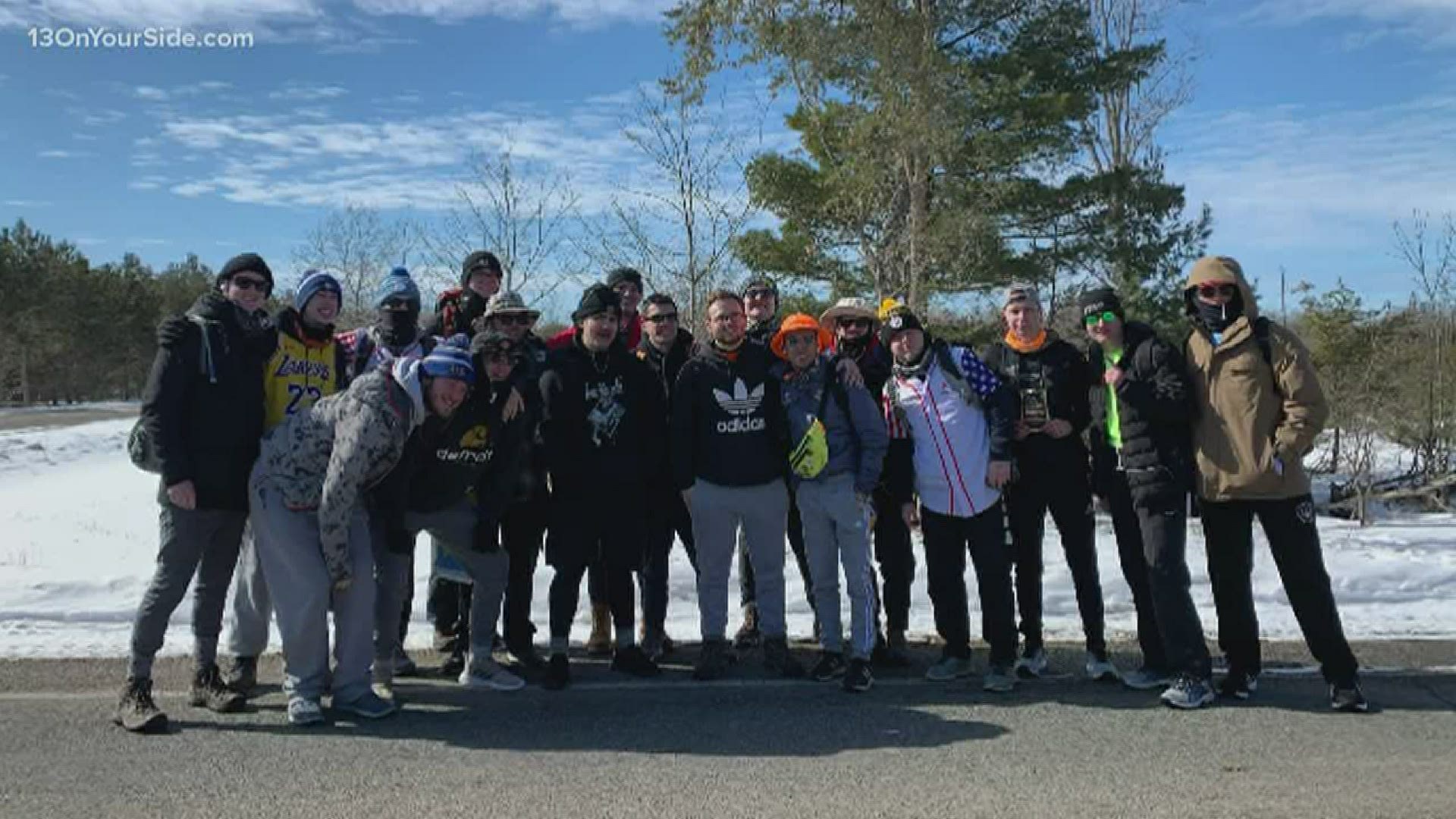 For the eighth time, members of the Alpha Tau Omega Fraternity Lamda Chapter walked 160 miles to raise money for the fight against Multiple Sclerosis.