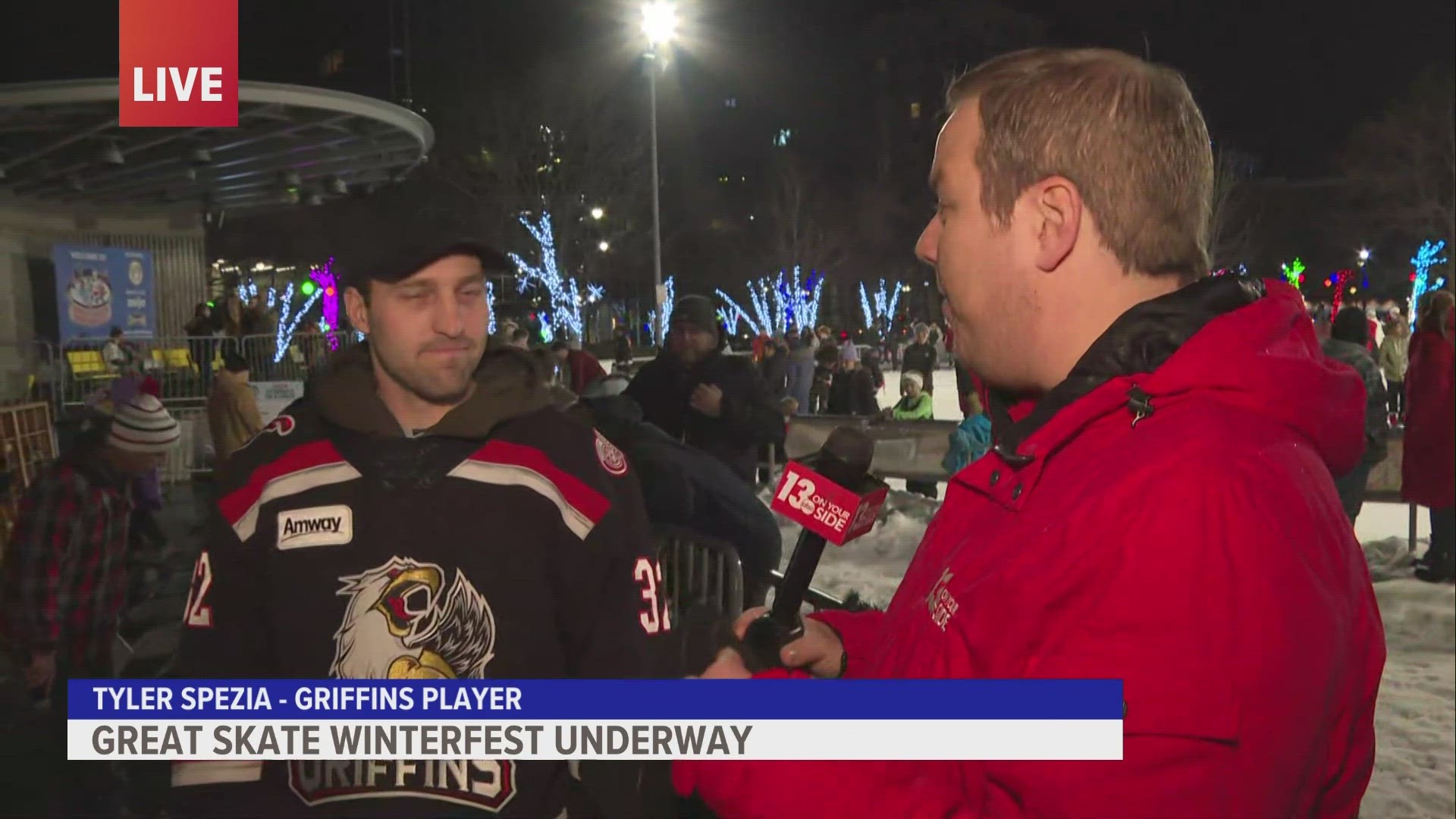 The Griffins Great Skate Winterfest is on in downtown Grand Rapids. Meteorologist Michael Behrens talks with Tyler Spezia about the event!