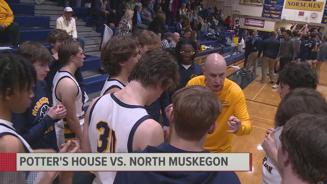 North Muskegon outlasts Potter's House 42-36