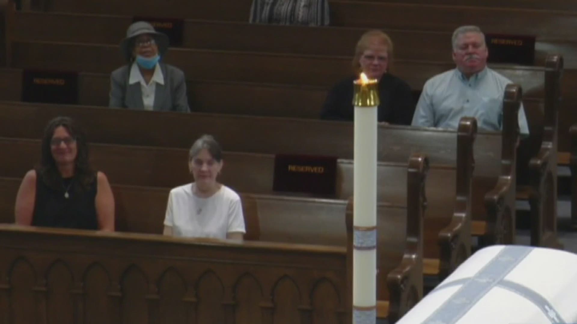 Funeral for Father Murrow of the Grand Rapids Diocese took place in Grand Rapids on Thursday.