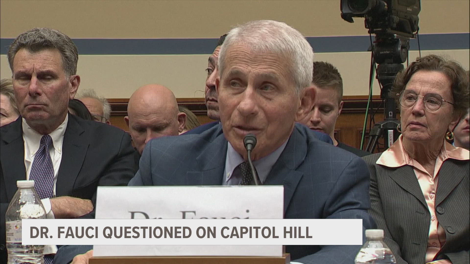 Fauci testified in public and on camera for the first time since he ended more than five decades of government service.