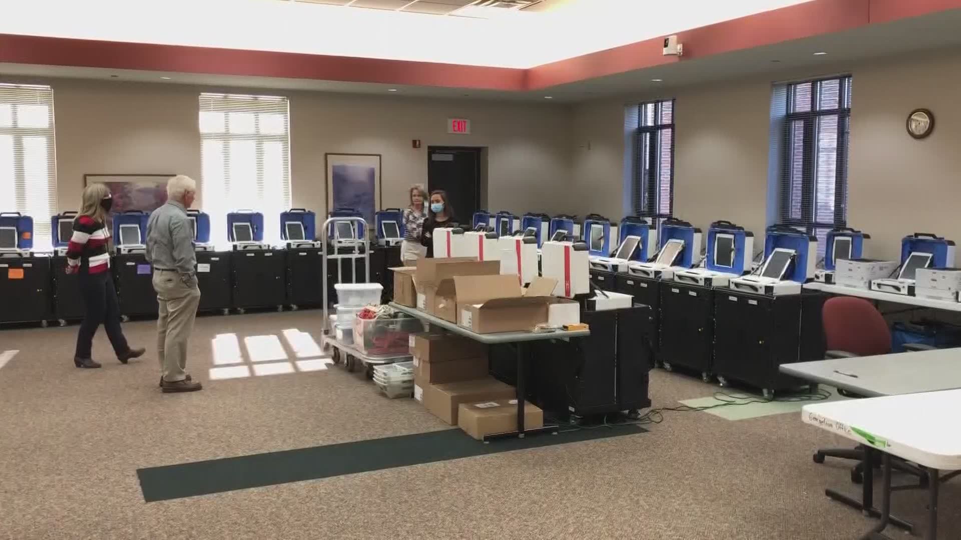 Polling place workers and absentee counting board members are working to ensure a safe and secure election.