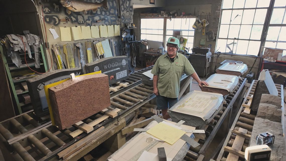 The man behind Muskegon's oldest headstone business