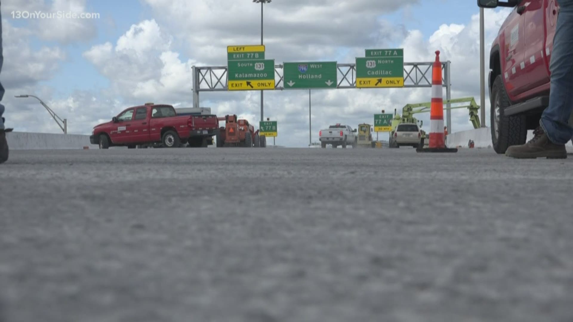 The headache is soon coming to an end. Friday, MDOT will reopen the westbound lanes of I-196 near the Ottawa Avenue exit.