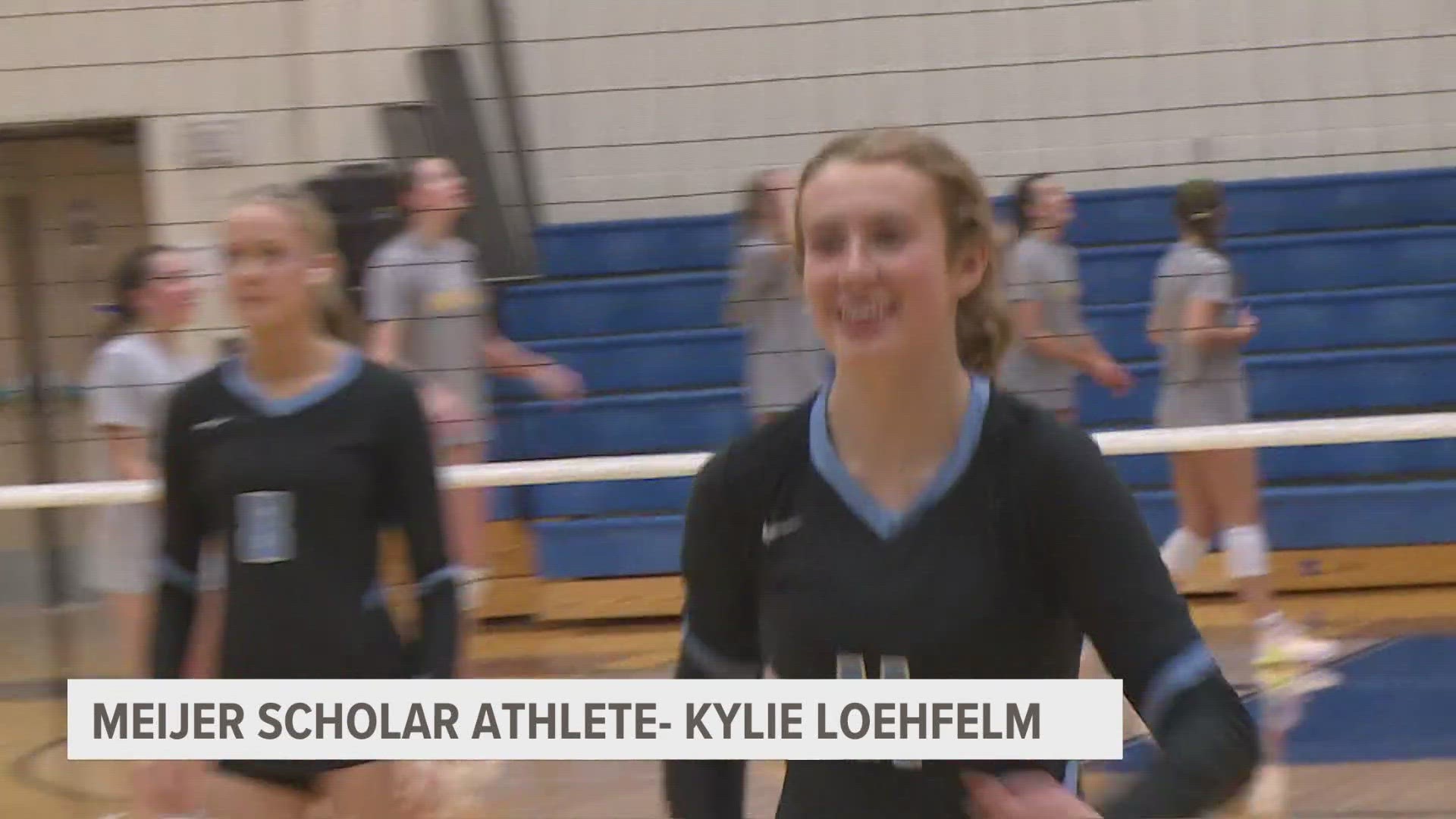 Loehfelm loves school and volleyball equally and said her favorite subject is science.