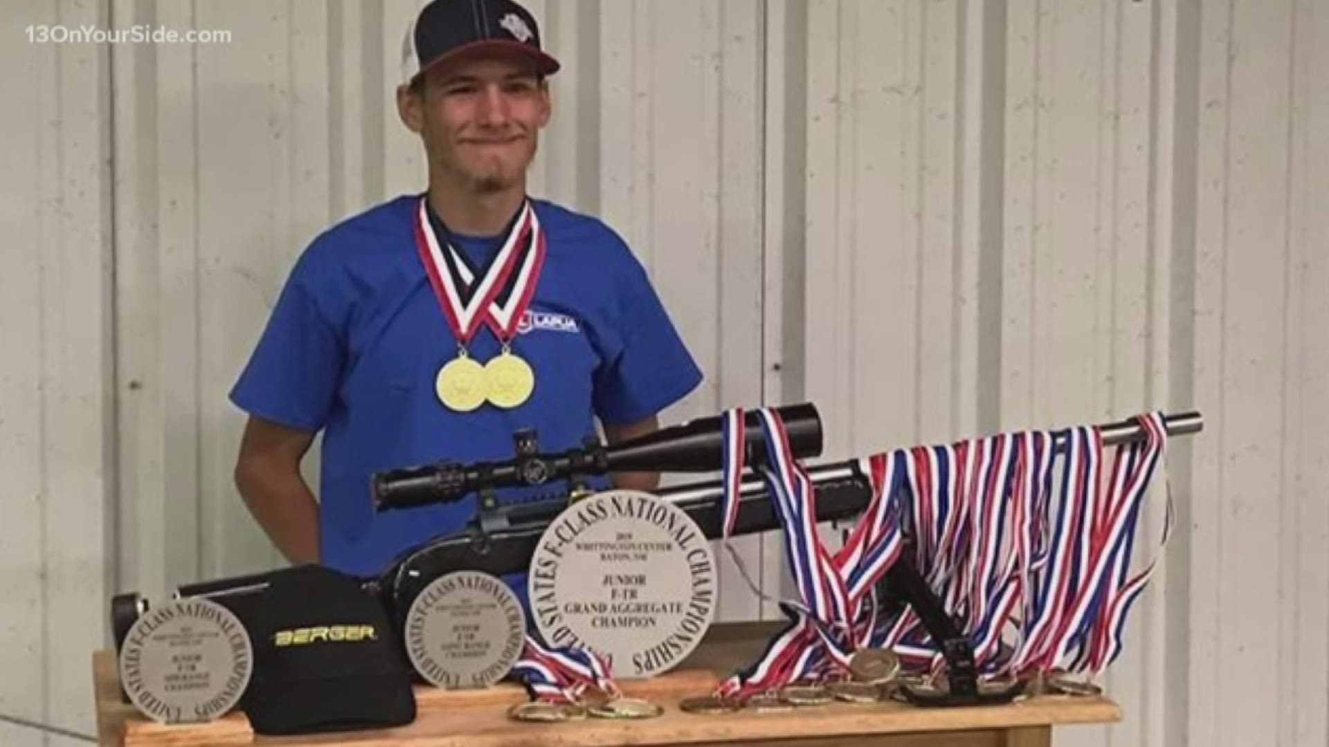 17-year-old Austin Nelson earned 28 medals, three plaques and three trophies at the U.S. F-Class National Championships in New Mexico last month.