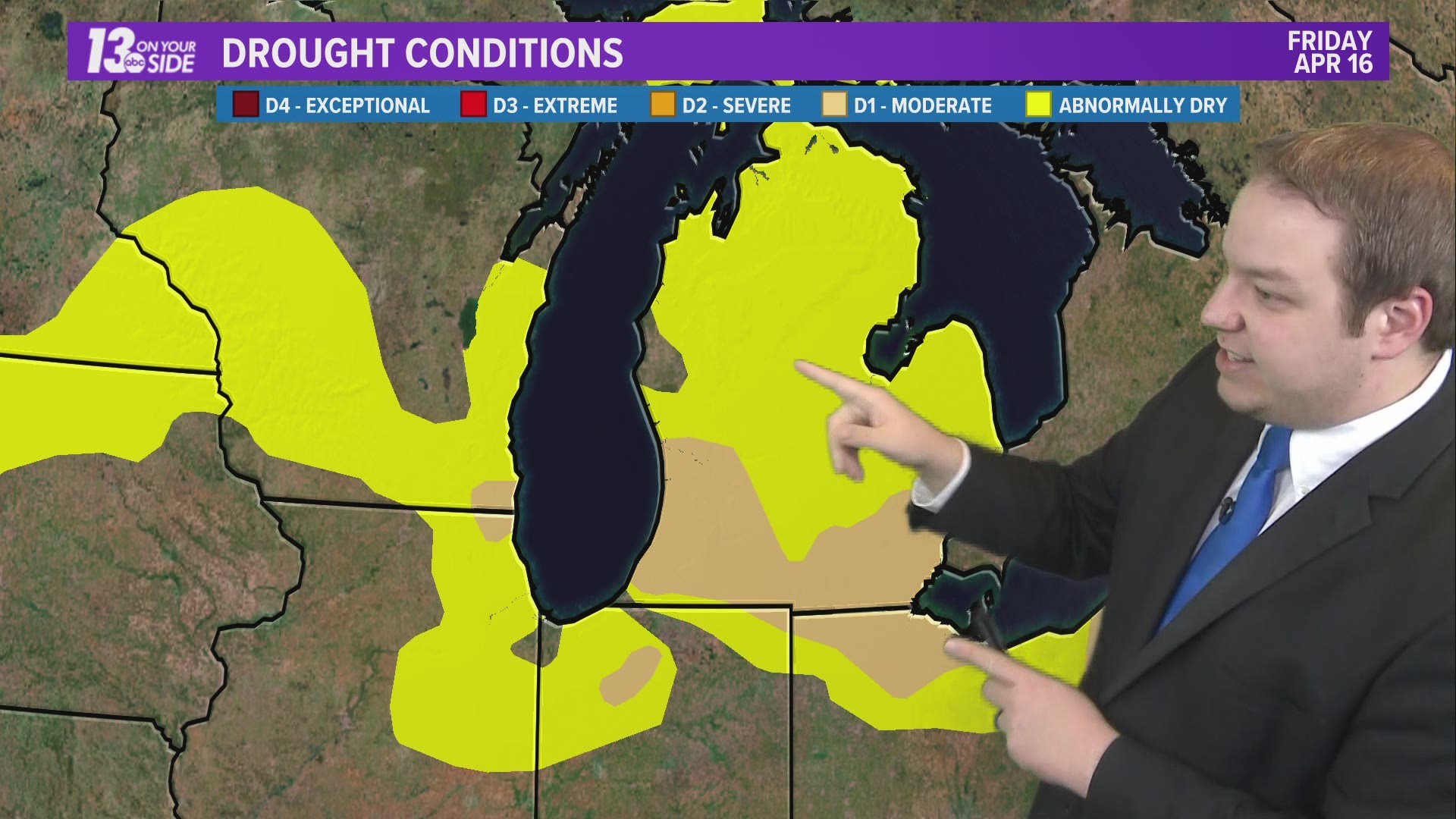 Even with the rainfall this past week, drought and abnormally dry conditions continue for most of Michigan. Meteorologist Michael Behrens has details!