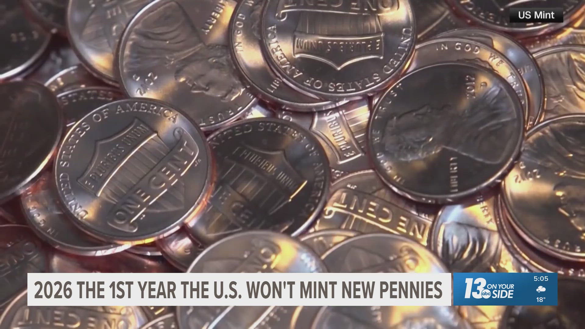 2026 the 1st year US won't mint new pennies | wzzm13.com