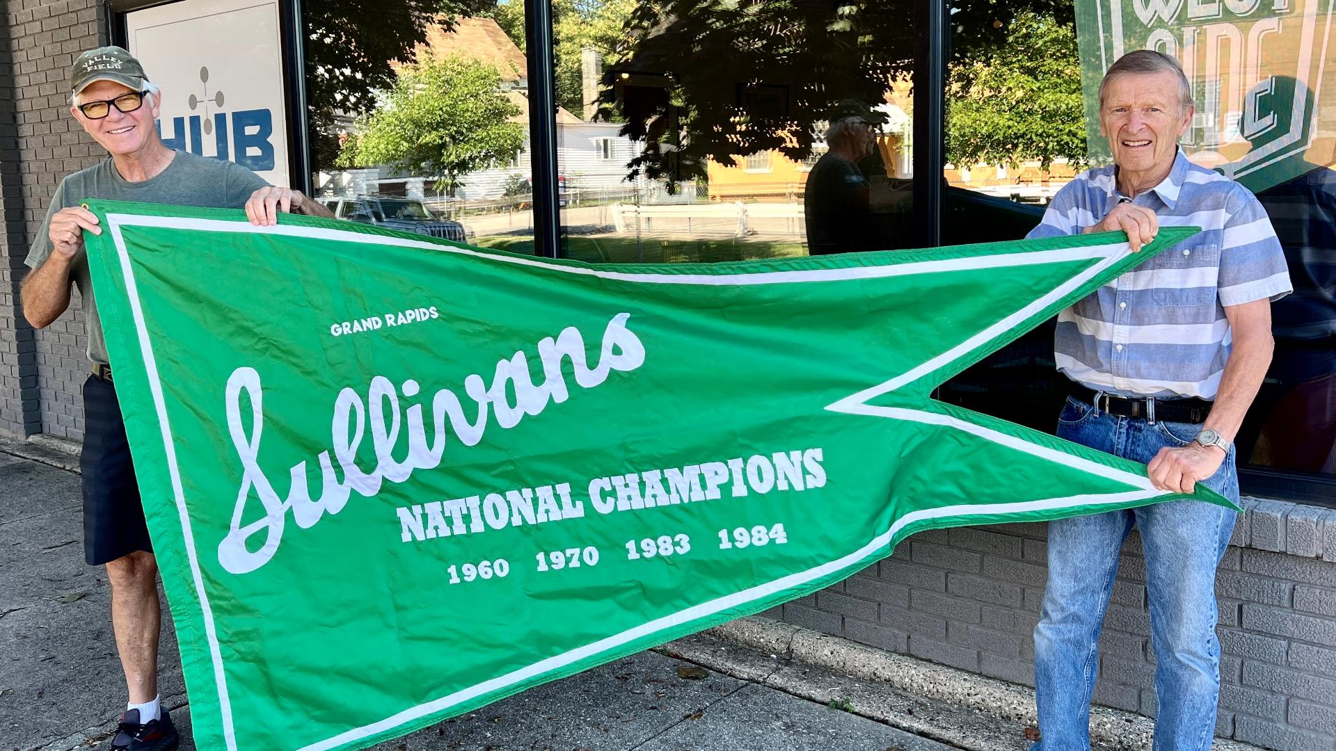 Sullivan Field on the city's west side is preparing to honor a team from Grand Rapids that not even the mighty Barry Bonds could conquer.