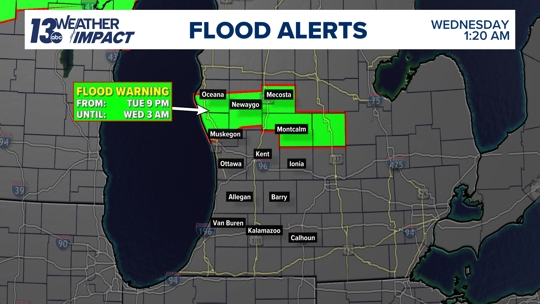 National Weather Service issues flood alerts following severe weather ...