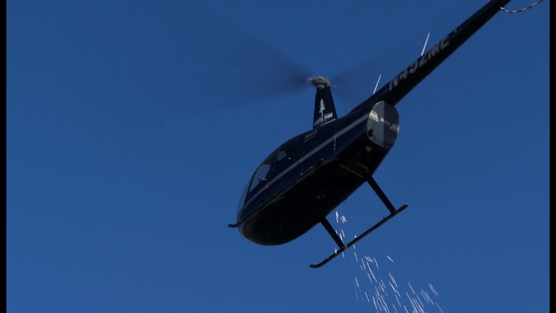 It rained marshmallows at a suburban Detroit park on Friday as children raced to snatch up thousands of the gooey treats being dropped from a helicopter.