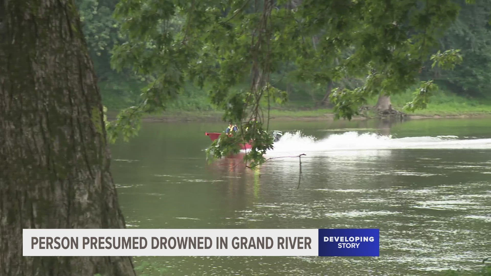 Search and rescue crews are working to recover the body of someone who was believed to be struggling in the Grand River Tuesday morning.