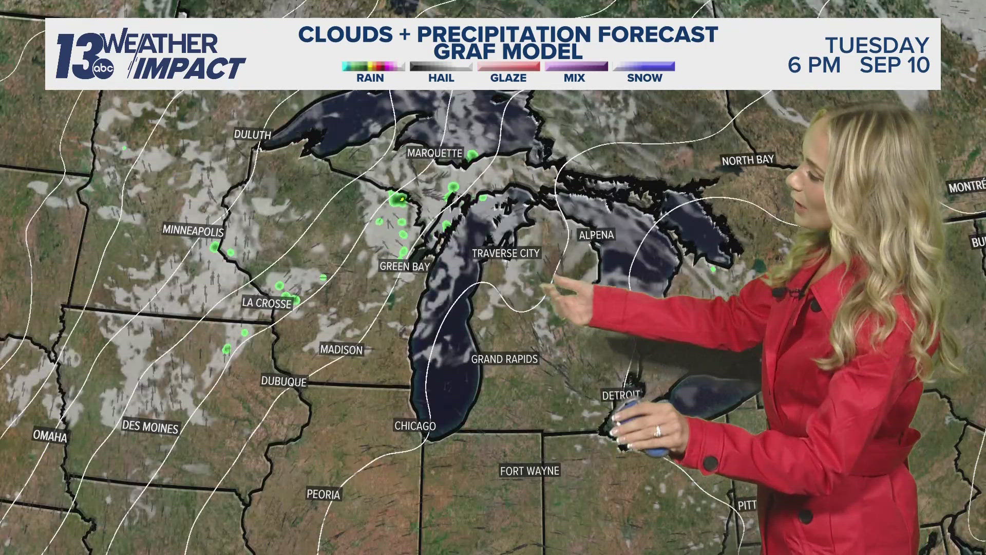 Trending warmer this week, with a steady dry pattern.