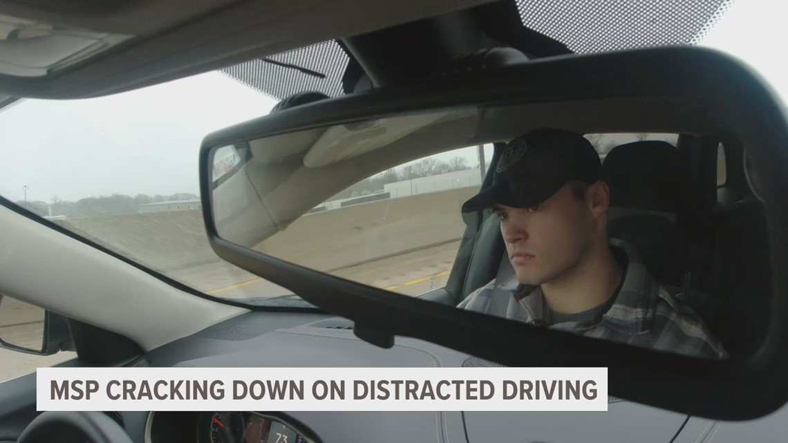 Watch a ridealong Michigan State Police cracking down on distracted