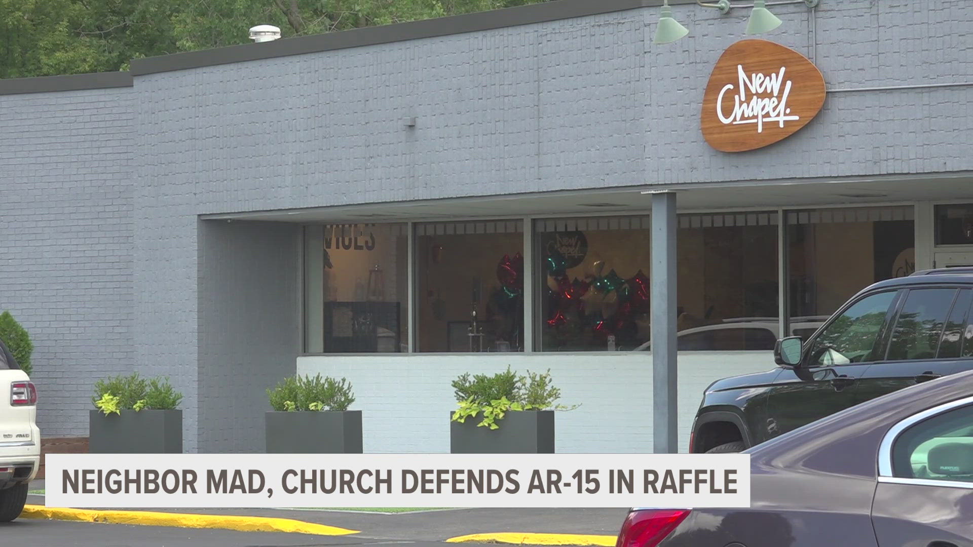 Neighbors said they aren't comfortable with a gun being given away as a prize. The pastor said it's all about expressing peoples' freedoms in a safe way.