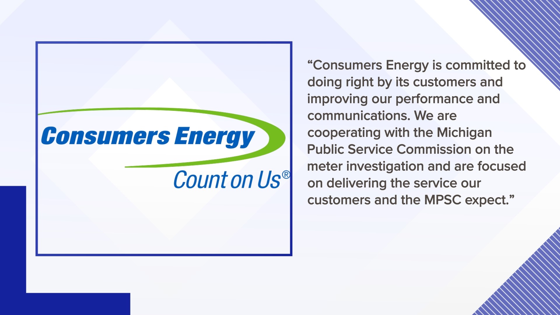 Consumers Energy Peak Hours 2024 Michigan MI energy regulators address Consumers Energy billing issues | wzzm13.com