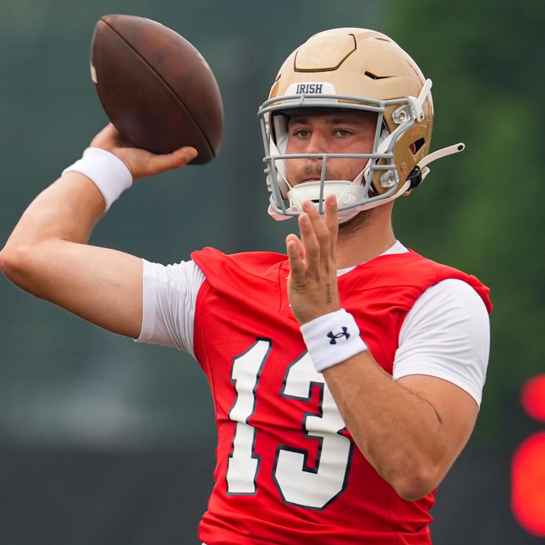 Marcus Freeman names CJ Carr as Notre Dame QB starter | wzzm13.com