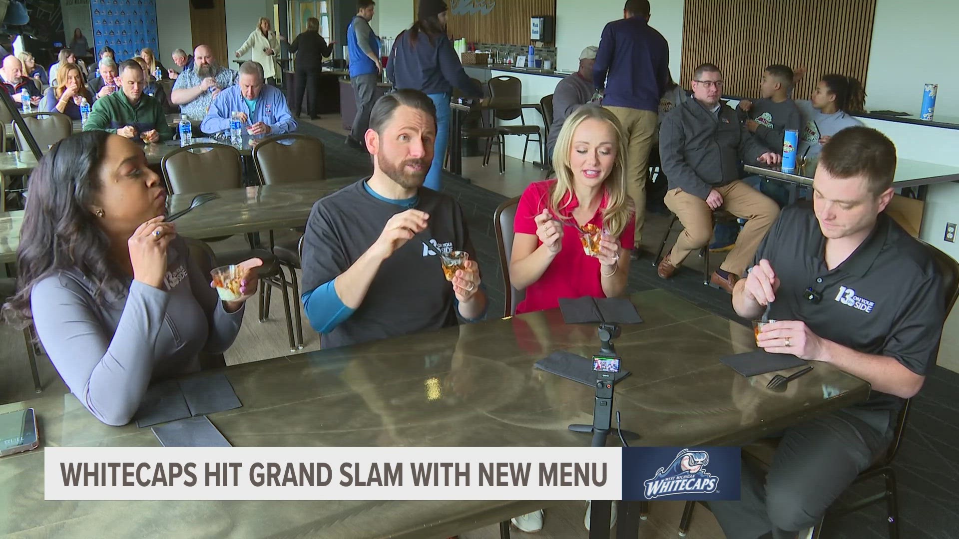 13 ON YOUR SIDE got a chance to try LMCU Ballpark's new menu ahead of opening day.