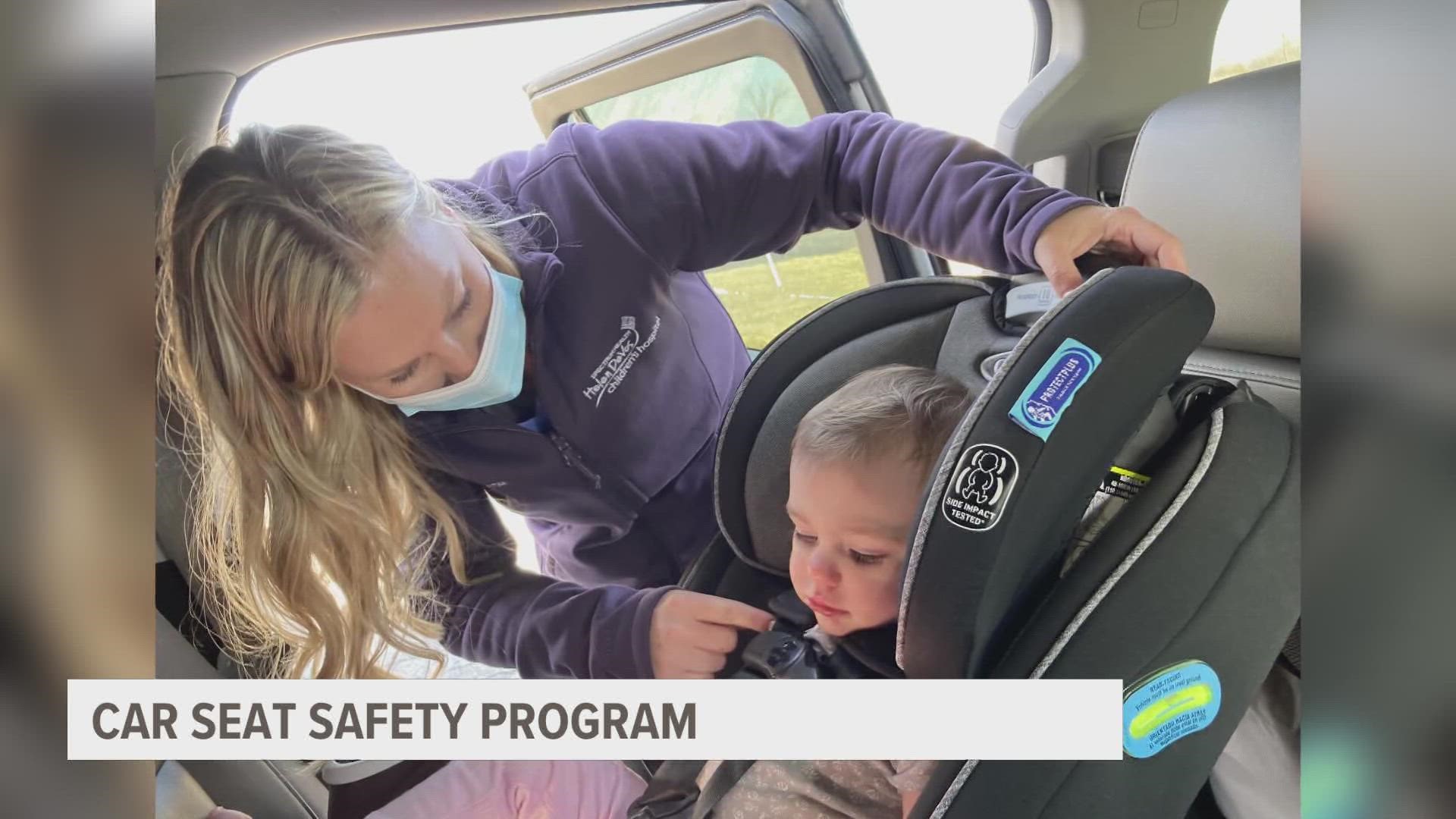 After a head-on crash, Kayleen Landaal says her young girls were entirely unharmed. Now, Landaal is advocating for car seat safety programs.