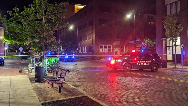 Pedestrian struck and killed in downtown Grand Rapids Friday morning