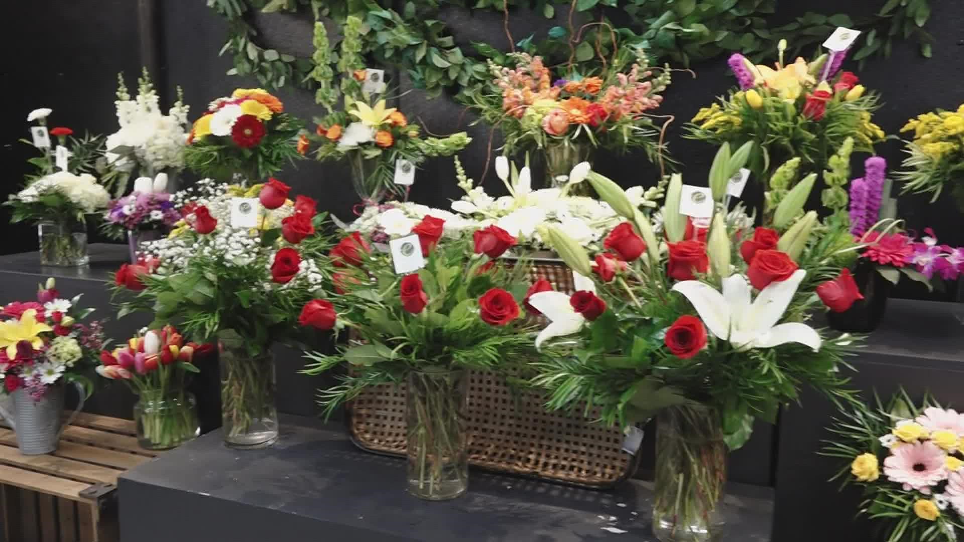 The price of flowers has increased because of supply chain issues and some retailers might have a hard time meeting Valentine's Day demand.