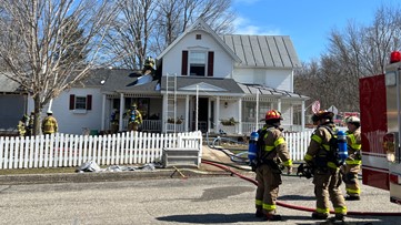 TRAFFIC ALERT: House fire closes parts of Cannonsburg Road
