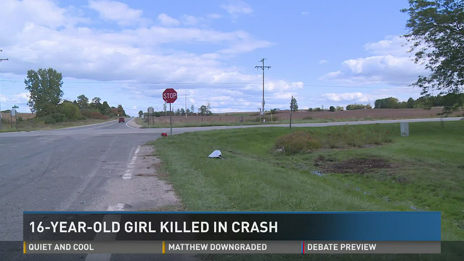 We have new information on a crash that left a 16-year-old girl dead in Alpine Township.