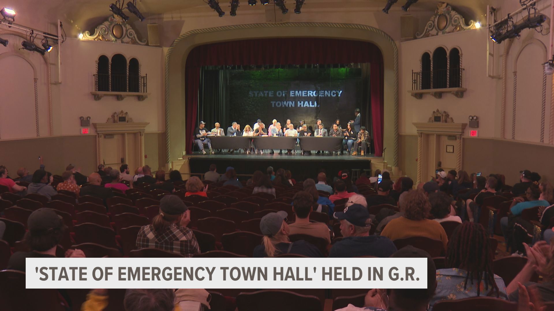 People gathered at the local Wealthy Theatre to hear from panelists and have their say as to how they go forward in light of recent legal and political events.