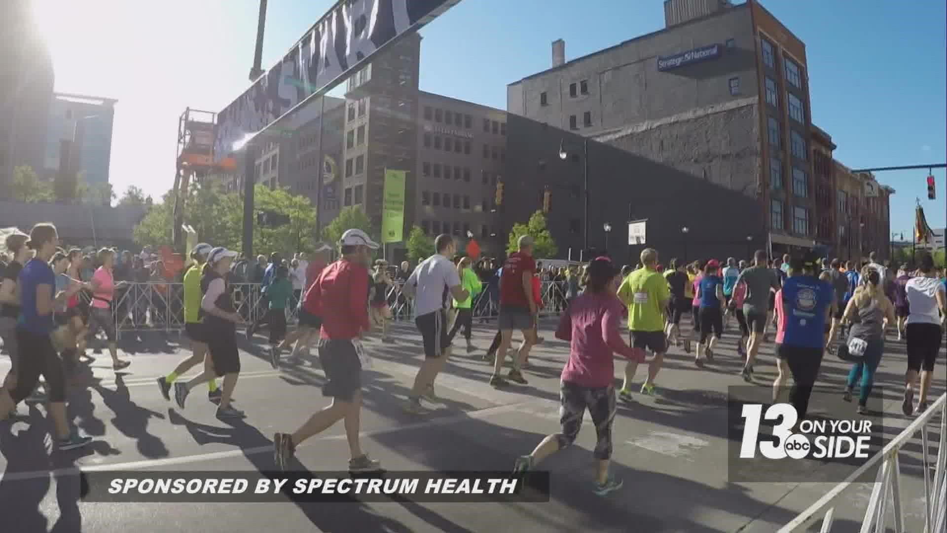 The Amway River Bank Run, a 44-year tradition in downtown Grand Rapids, takes place on Saturday, Oct. 23.