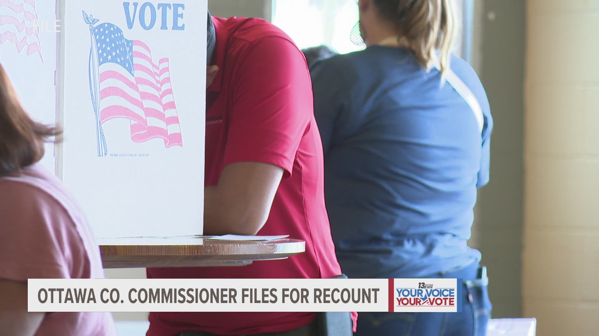 According to the recount filing, Republican Roger Belknap filed the request based on two factors.