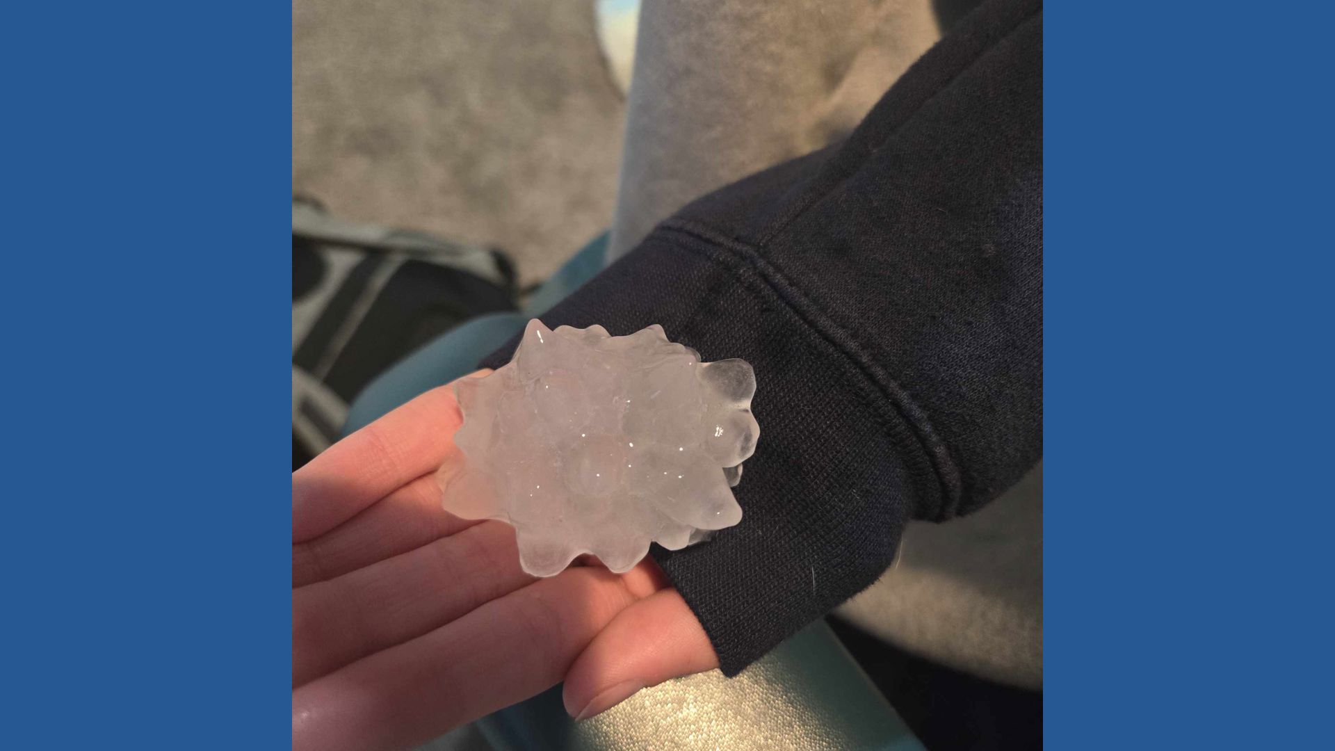 Tuesday's storms bring large hail to West Michigan | wzzm13.com