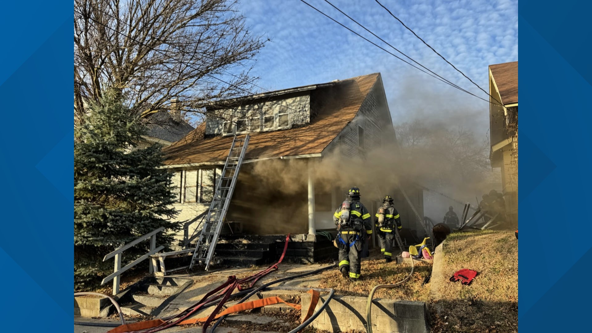 Grand Rapids house fire injures one firefighter, two residents | wzzm13.com