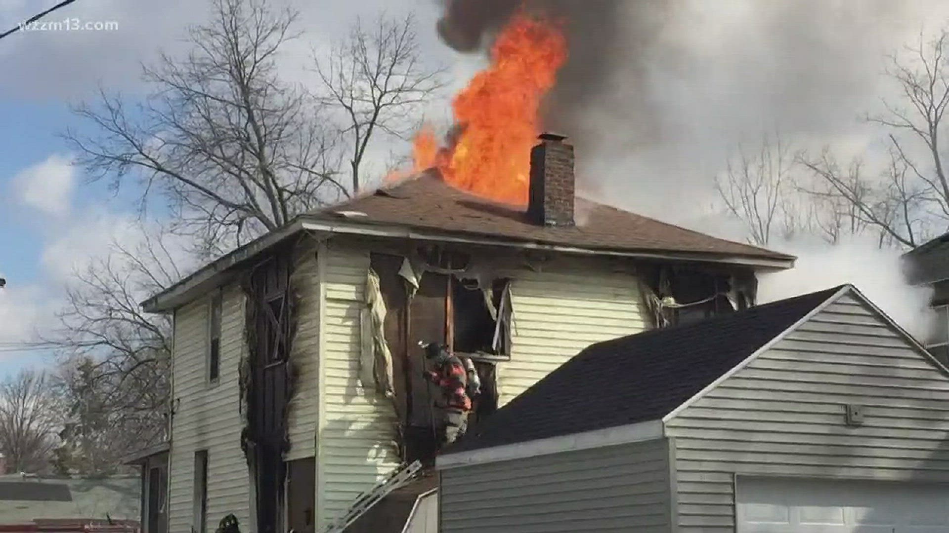 Grand Rapids home destroyed by fire